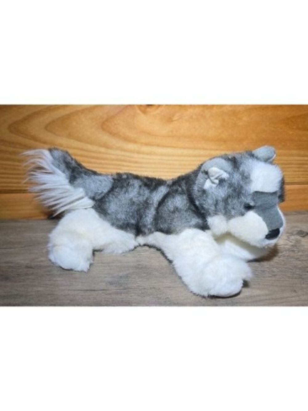 Sasha 10” Siberian Husky Douglas Plush Stuffed Animal Dog Cuddle Gray White Wolf